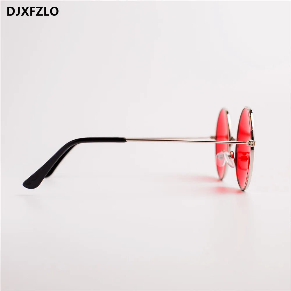 Unisex Metal Round Mirror Sunglasses – Retro Marine Style UV400 Eyewear - Kenzo Yoga