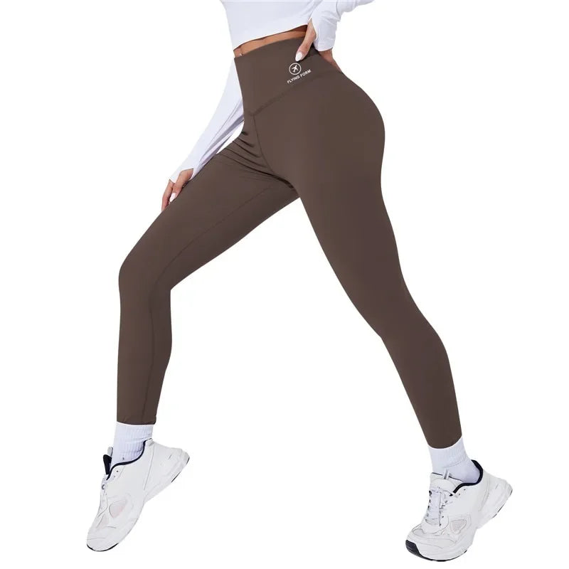 High Waist Yoga Warm Leggins Sports Tights Thermal Woman Running Pants Sexy Butt Lifting Leggings Push Up Panties Gym Fitness - Kenzo Yoga