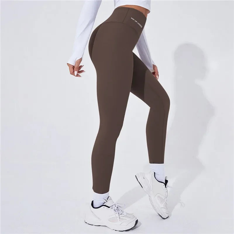 High Waist Yoga Warm Leggins Sports Tights Thermal Woman Running Pants Sexy Butt Lifting Leggings Push Up Panties Gym Fitness - Kenzo Yoga