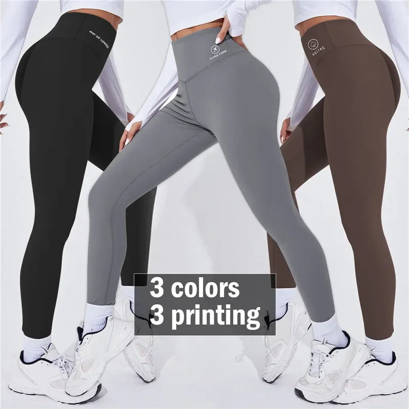 High Waist Yoga Warm Leggins Sports Tights Thermal Woman Running Pants Sexy Butt Lifting Leggings Push Up Panties Gym Fitness - Kenzo Yoga