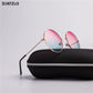 Unisex Metal Round Mirror Sunglasses – Retro Marine Style UV400 Eyewear - Kenzo Yoga