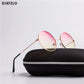 Unisex Metal Round Mirror Sunglasses – Retro Marine Style UV400 Eyewear - Kenzo Yoga