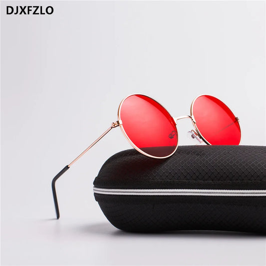 Unisex Metal Round Mirror Sunglasses – Retro Marine Style UV400 Eyewear - Kenzo Yoga