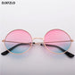 Unisex Metal Round Mirror Sunglasses – Retro Marine Style UV400 Eyewear - Kenzo Yoga