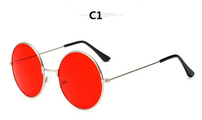 Unisex Metal Round Mirror Sunglasses – Retro Marine Style UV400 Eyewear - Kenzo Yoga