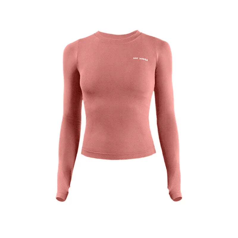 Women's Long Sleeve Top Yoga Shirts Running T-Shirt Workout Fitness Gym Sports Top Training Crop Top Solidcolor лонгслив женский - Kenzo Yoga