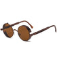 Classic Steampunk Sunglasses for Men and Women Retro Round Metal Frame Sunglasses - Kenzo Yoga