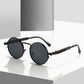 Retro Men Punk Style Sunglasses Colorful Round Metal Frame Women Fashion Sunglasses Uv400 2023 - Kenzo Yoga