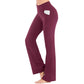 Ogilvy Mather Solid Elegant Female Lady Women's Legs Pants Palazzo Flared Wide Killer High Waist OL Ladies Career Long Trousers - Kenzo Yoga