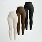 Thread Solid Leggings Women Seamless Knit Yoga Pants High Waist Hip Liftting Tights Fashion Slim Workout Running Sports Leggings - Kenzo Yoga