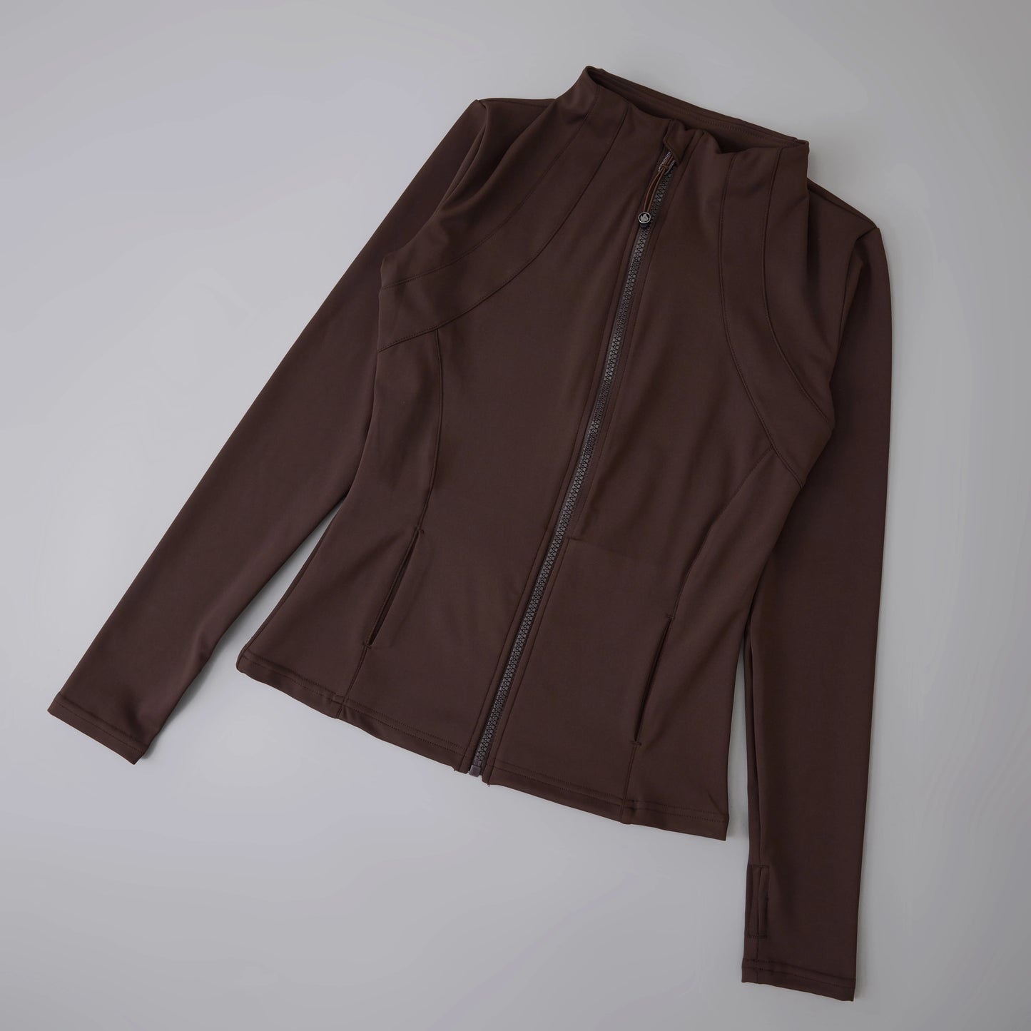 New yoga wear ladies coat round high elastic loose exercise yoga fitness long sleeve stand-up collar  yoga tops - Kenzo Yoga