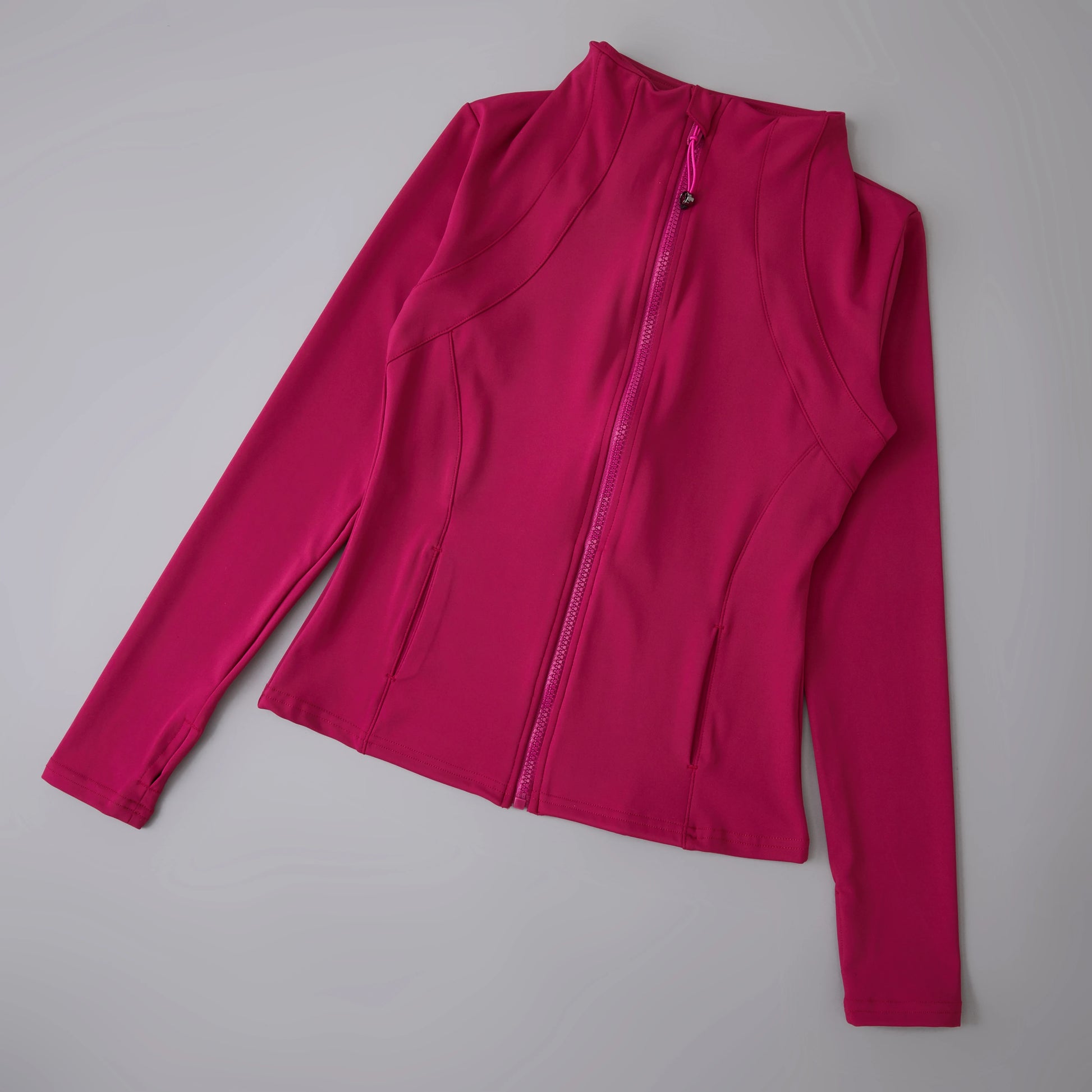 New yoga wear ladies coat round high elastic loose exercise yoga fitness long sleeve stand-up collar  yoga tops - Kenzo Yoga