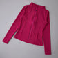 New yoga wear ladies coat round high elastic loose exercise yoga fitness long sleeve stand-up collar  yoga tops - Kenzo Yoga