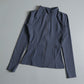 New yoga wear ladies coat round high elastic loose exercise yoga fitness long sleeve stand-up collar  yoga tops - Kenzo Yoga