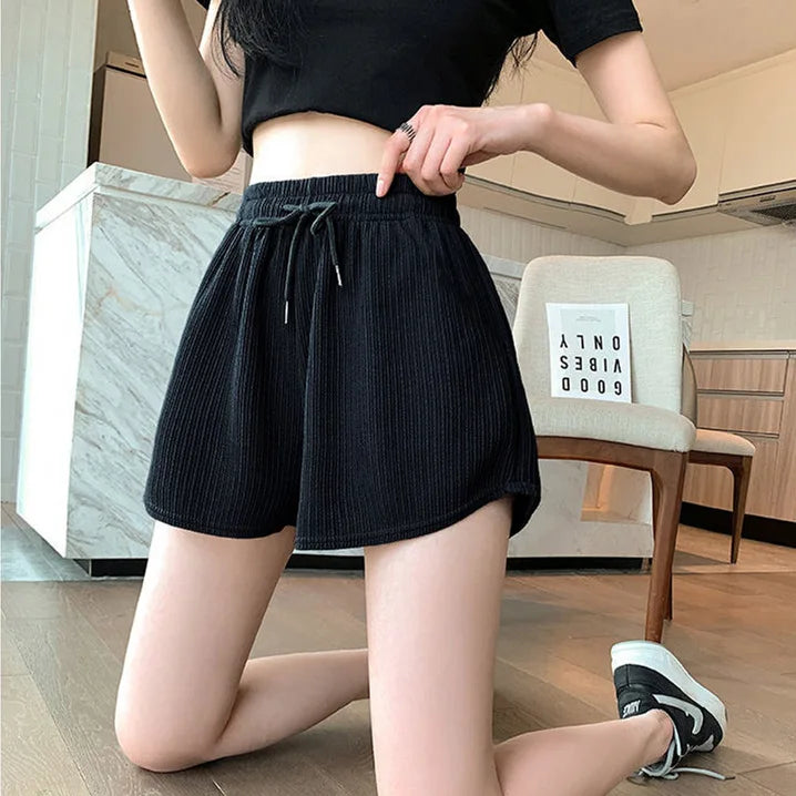 Women’s Casual Loose Yoga Shorts – Breathable, Wide-Leg Summer Activewear - Kenzo Yoga