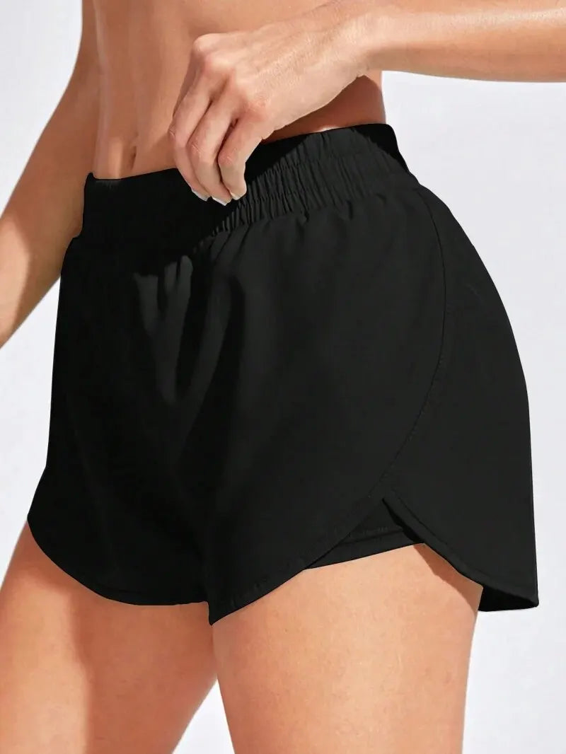 Women's Seamless Yoga Shorts – High-Waist, Stretch Workout Leggings - Kenzo Yoga