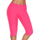 High Waist Push Up Fitness Leggings Crop Wide Waistband Cycling Short Leggings Workout Jogging For Women Training Leggings - Kenzo Yoga