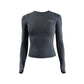 Women's Long Sleeve Top Yoga Shirts Running T-Shirt Workout Fitness Gym Sports Top Training Crop Top Solidcolor лонгслив женский - Kenzo Yoga