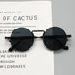 Retro Men Punk Style Sunglasses Colorful Round Metal Frame Women Fashion Sunglasses Uv400 2023 - Kenzo Yoga