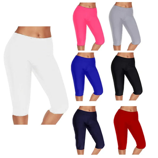 High Waist Push Up Fitness Leggings Crop Wide Waistband Cycling Short Leggings Workout Jogging For Women Training Leggings - Kenzo Yoga