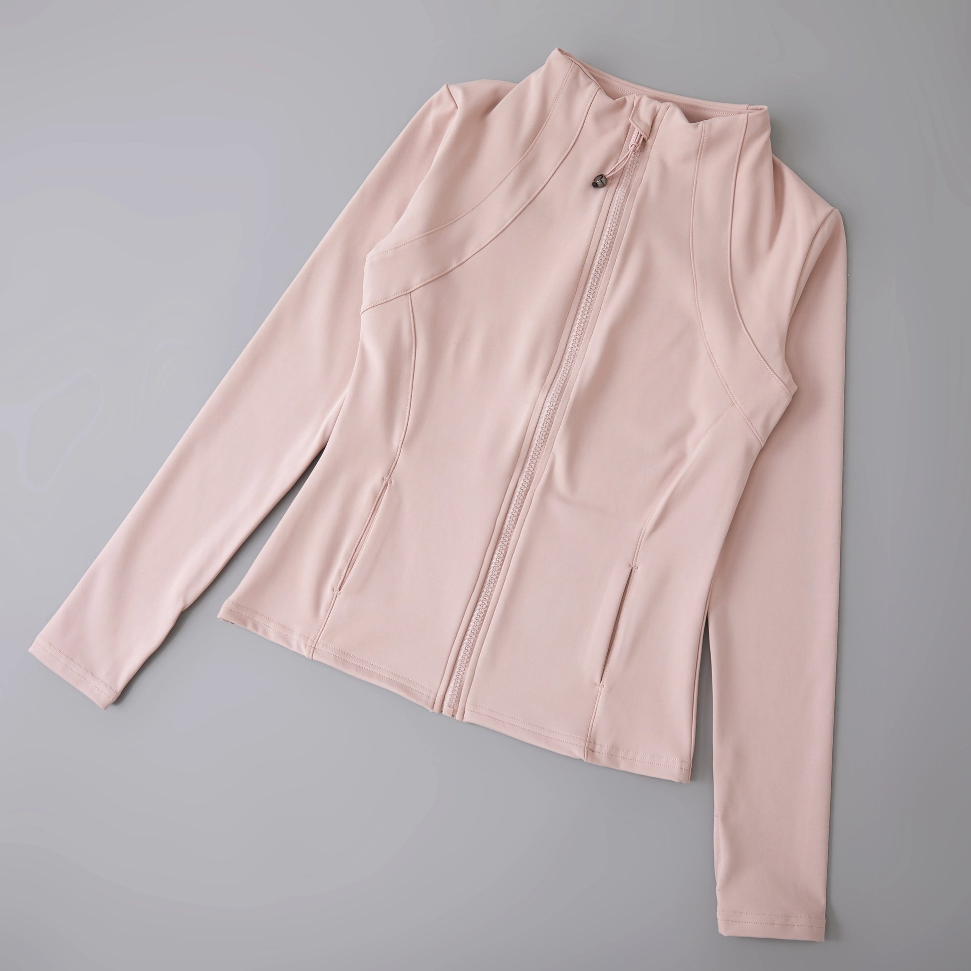 New yoga wear ladies coat round high elastic loose exercise yoga fitness long sleeve stand-up collar  yoga tops - Kenzo Yoga