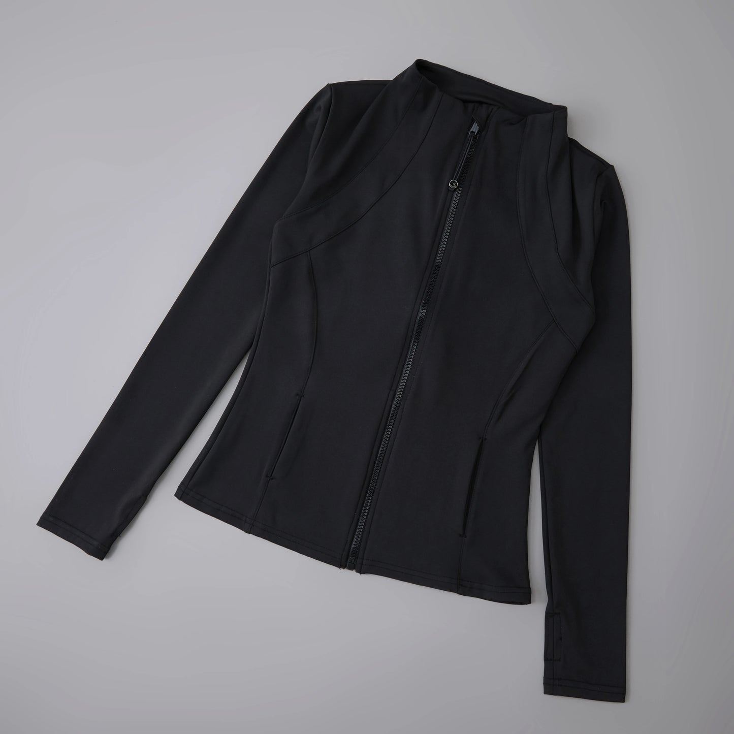 New yoga wear ladies coat round high elastic loose exercise yoga fitness long sleeve stand-up collar  yoga tops - Kenzo Yoga