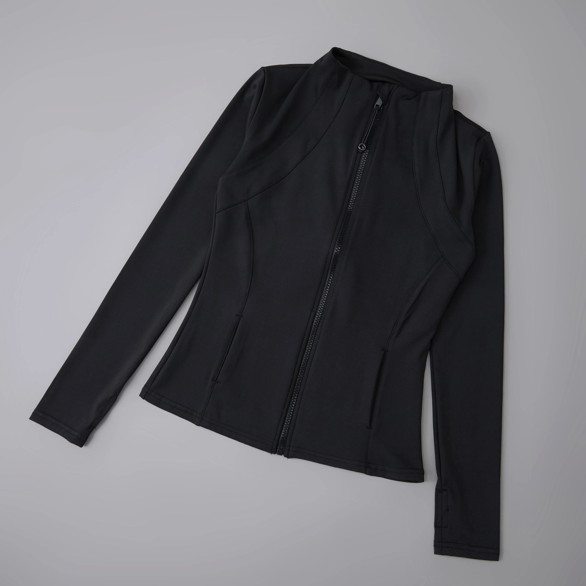 New yoga wear ladies coat round high elastic loose exercise yoga fitness long sleeve stand-up collar  yoga tops - Kenzo Yoga