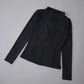 New yoga wear ladies coat round high elastic loose exercise yoga fitness long sleeve stand-up collar  yoga tops - Kenzo Yoga