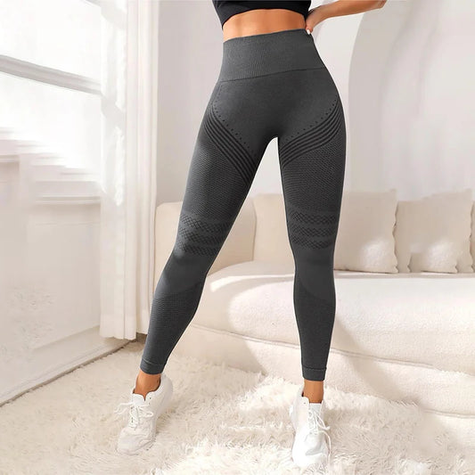 Women Fitness Leggings High Waist Seamless Leggings Sportswear Breathable Feamle Workout Legging - Kenzo Yoga